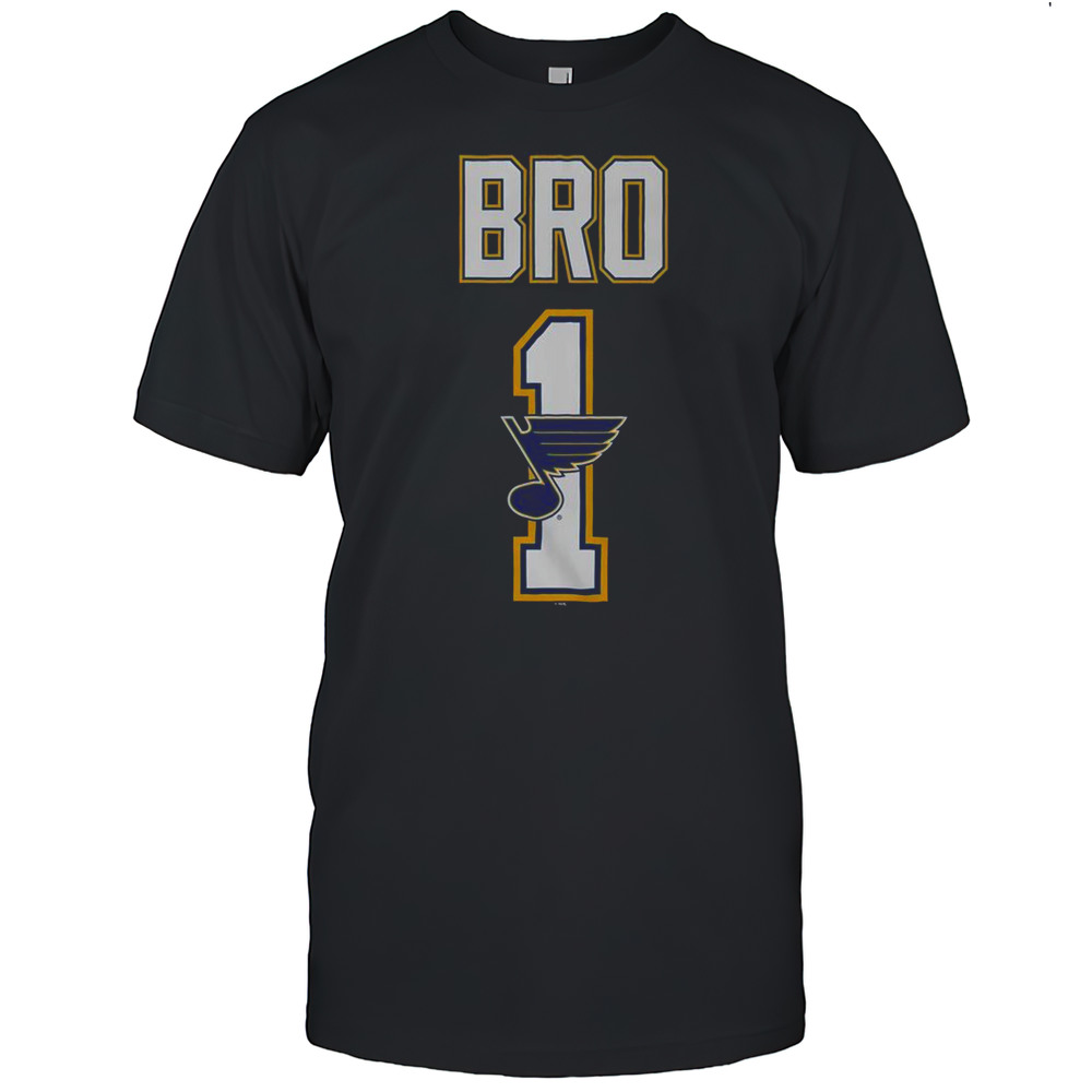 Official St Louis Blues Number 1 Bro T-Shirt