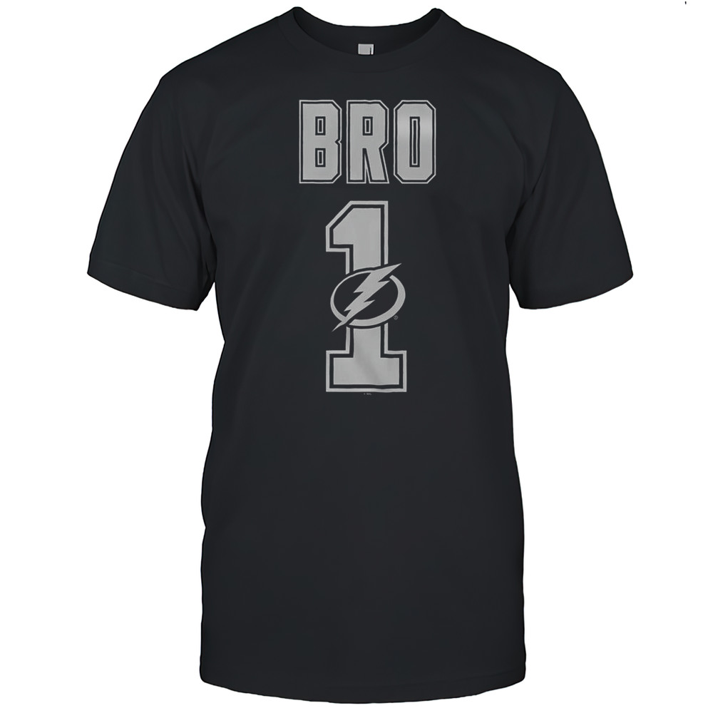 Official Tampa Bay Lightning Number 1 Bro T-Shirt