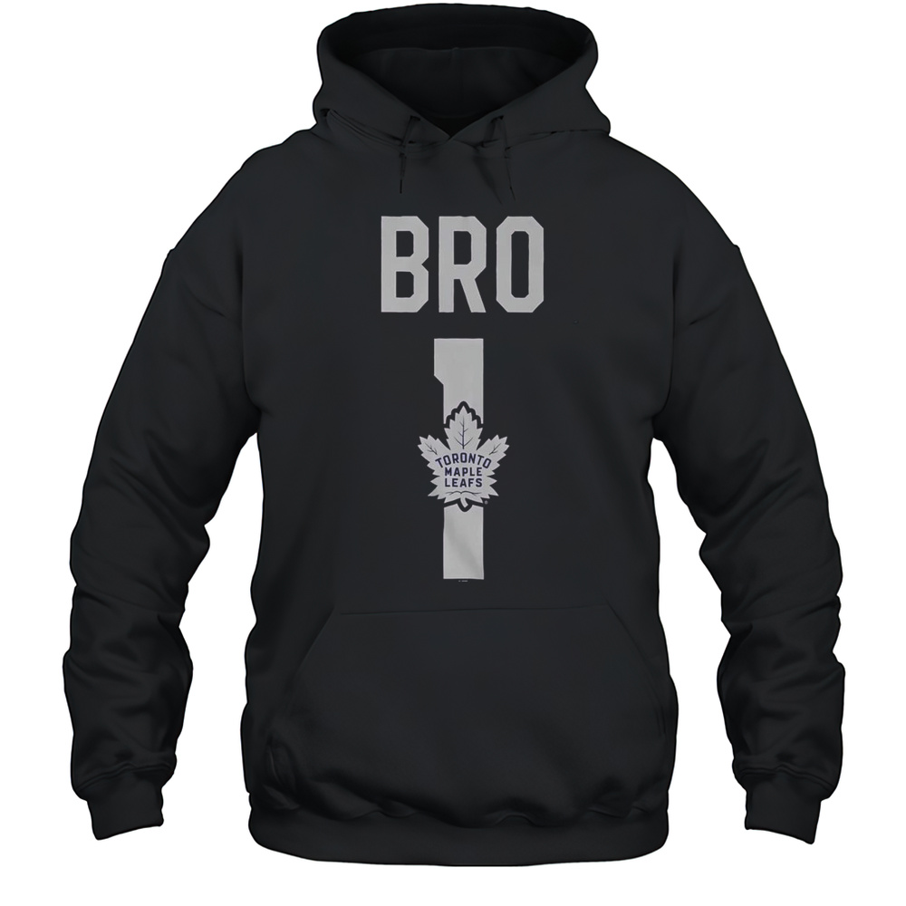 Official Toronto Maple Leafs Number 1 Bro T-Shirt Unisex Hoodie