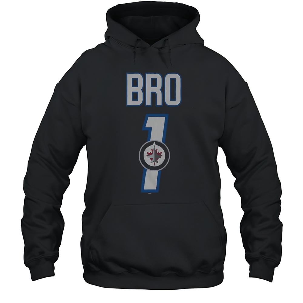 Official Winnipeg Jets Number 1 Bro T-Shirt Unisex Hoodie