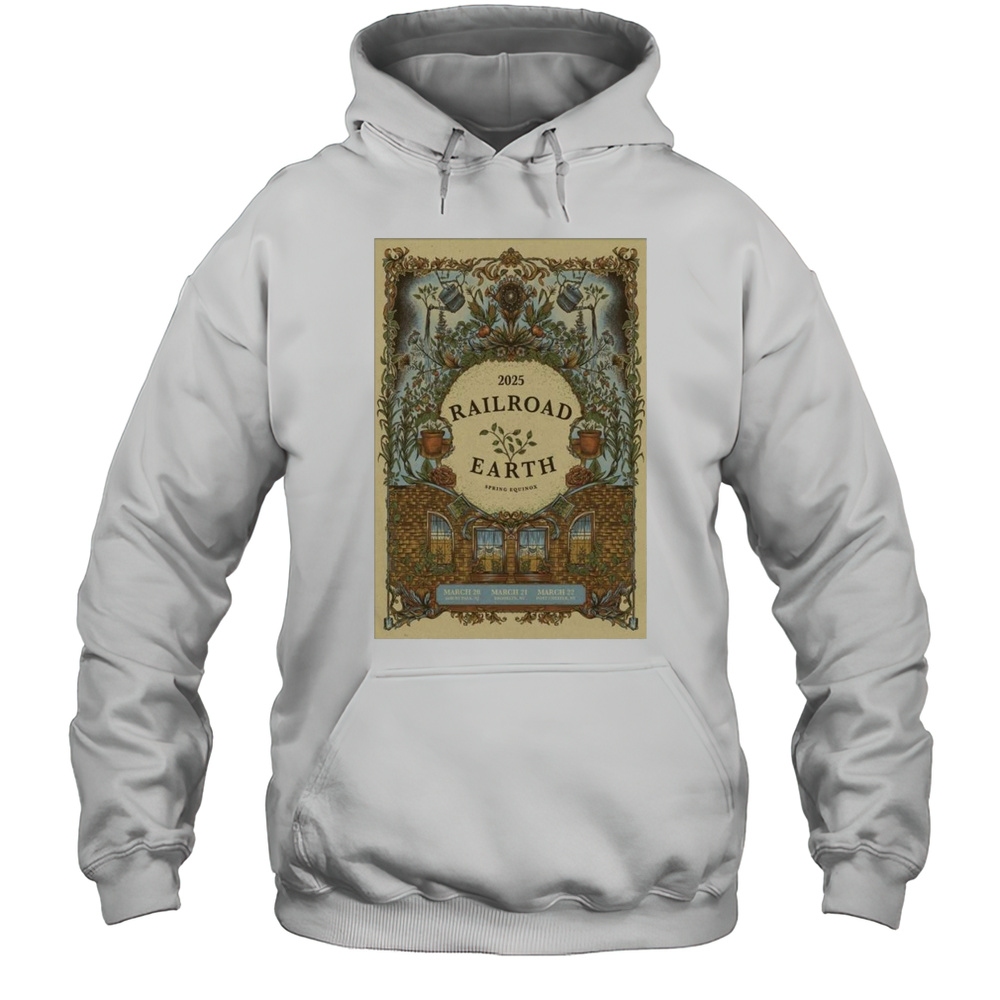 Railroad Earth Mar 21 2025 Brooklyn Bowl Brooklyn NY Shirt Unisex Hoodie