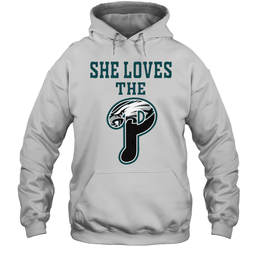 She Loves The Philadelphia Eagles Shirt Unisex Hoodie