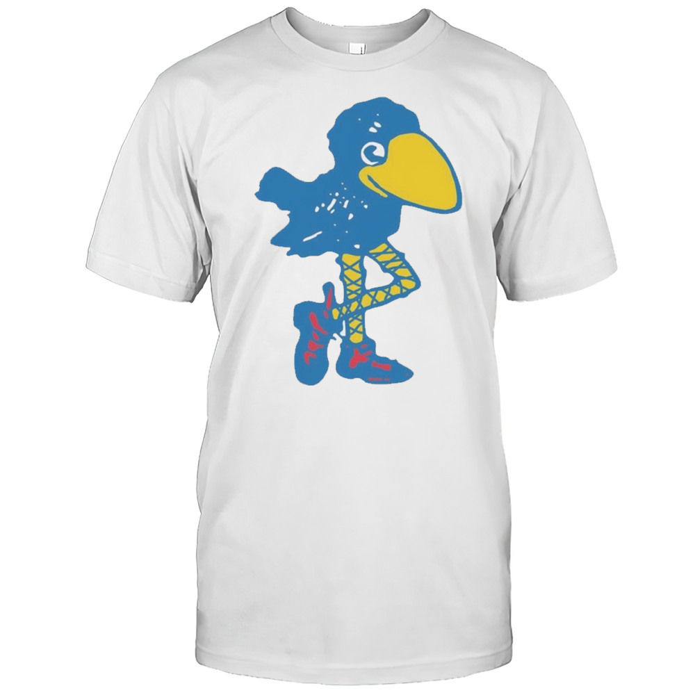 Sickos Committee In Honor Of Bill Selfs Look Heres Leggy Jayhawk With Fishnets Kansas Jayhawks T-shirt