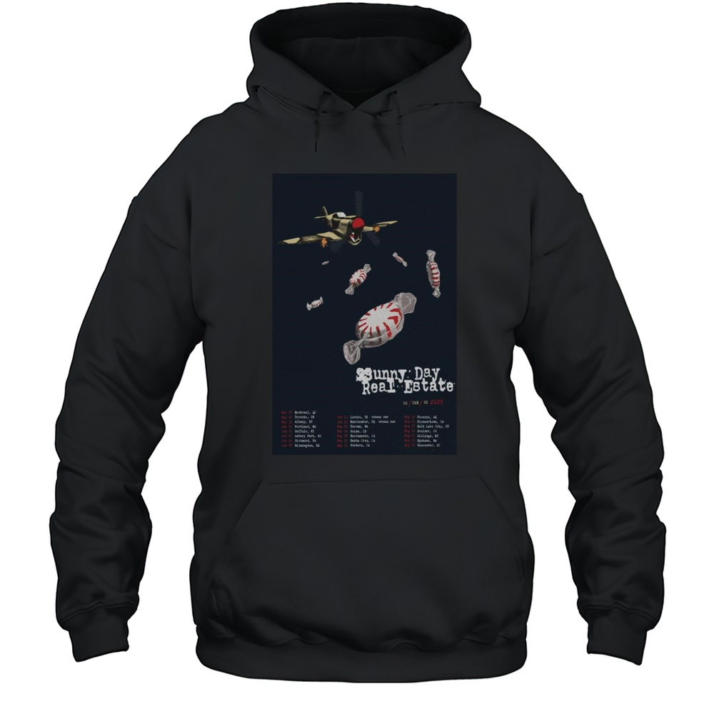 Sunny Day Real Estate US-CAN-UK Tour 2025 Shirt Unisex Hoodie