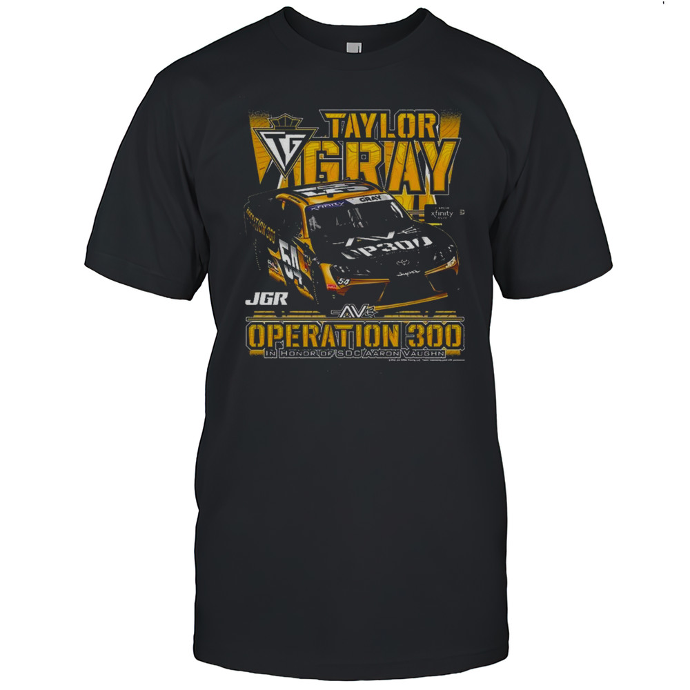 Taylor Gray Joe Gibbs Racing Team Collection Operation 300 Car In Honor Of Soc Aaron Vaughn Shirt Taylor Gray Joe Gibbs Racing Team Collection Operation 300 Car In Honor Of Soc Aaron Vaughn Shirt