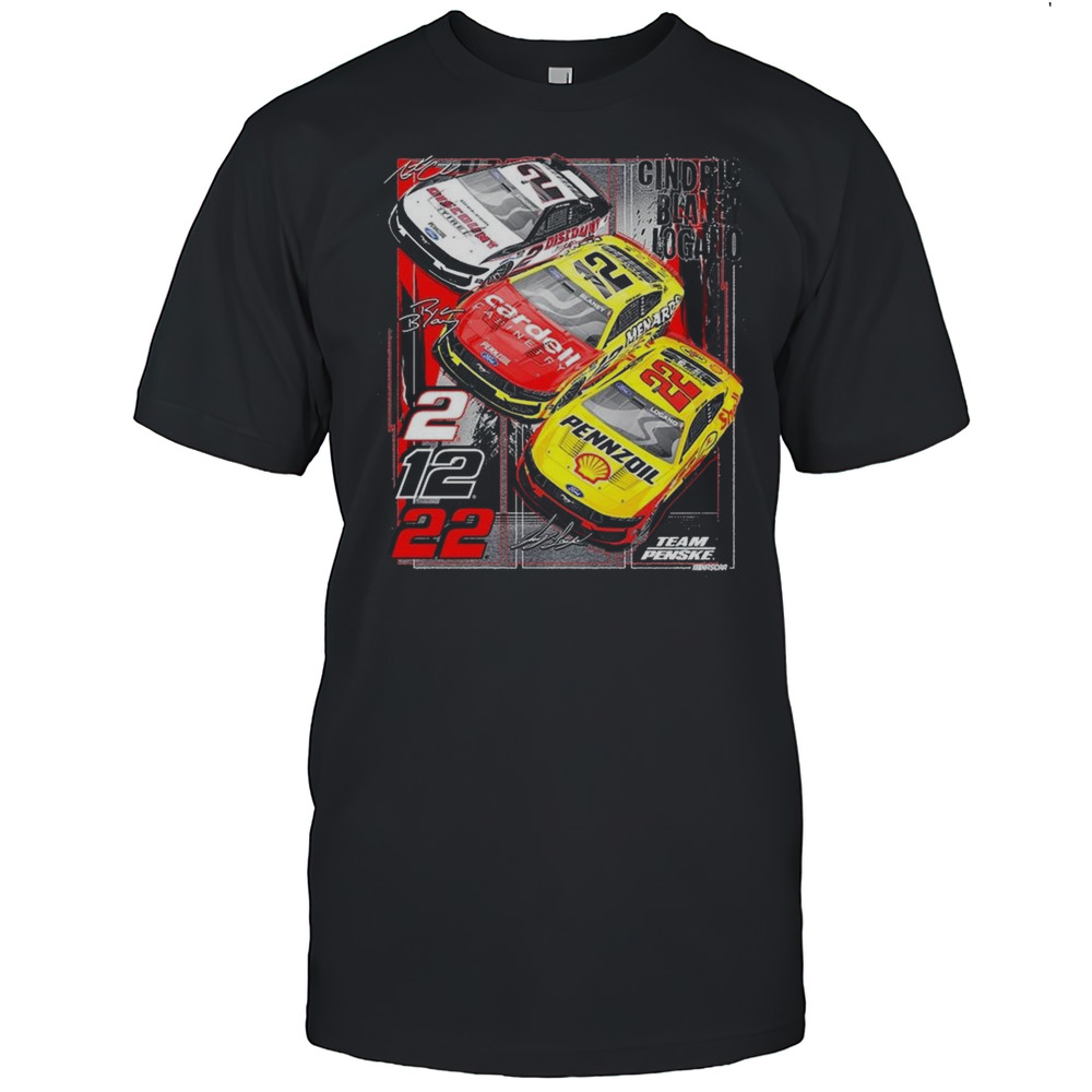 Team Penske Cindric Blaney Logano Signatures Shirt