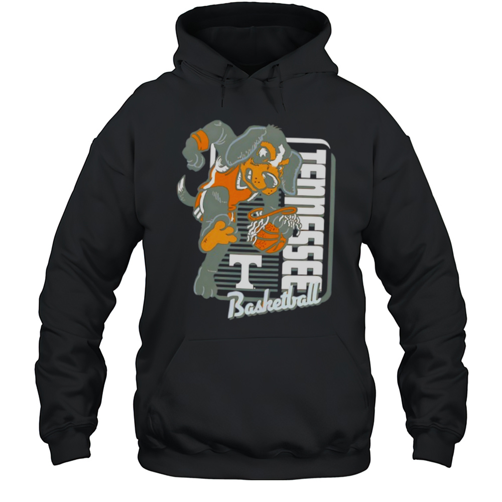 Tennessee Volunteers Basketball Mascot Dunk Shirt Unisex Hoodie