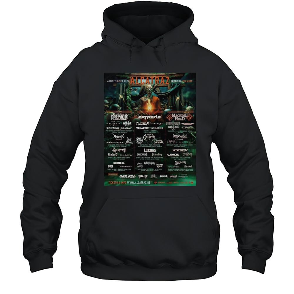 Alcatraz Metal Festival 2025 Shirt Unisex Hoodie