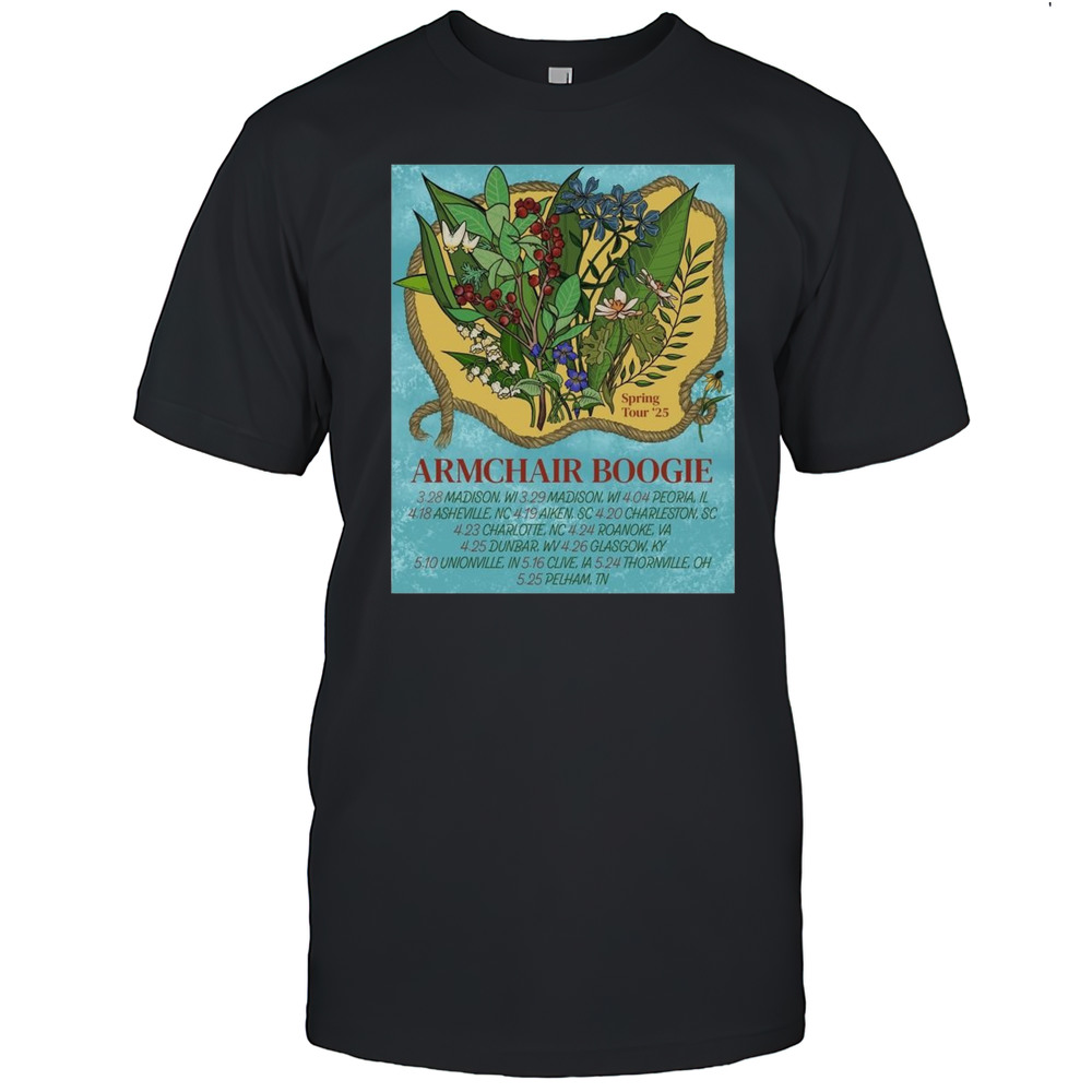 Armchair Boogie Spring Tour 2025 Tour Shirt