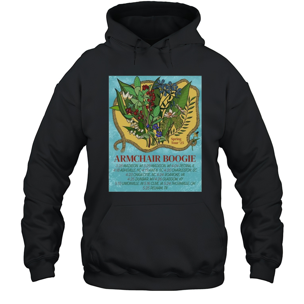 Armchair Boogie Spring Tour 2025 Tour Shirt Unisex Hoodie