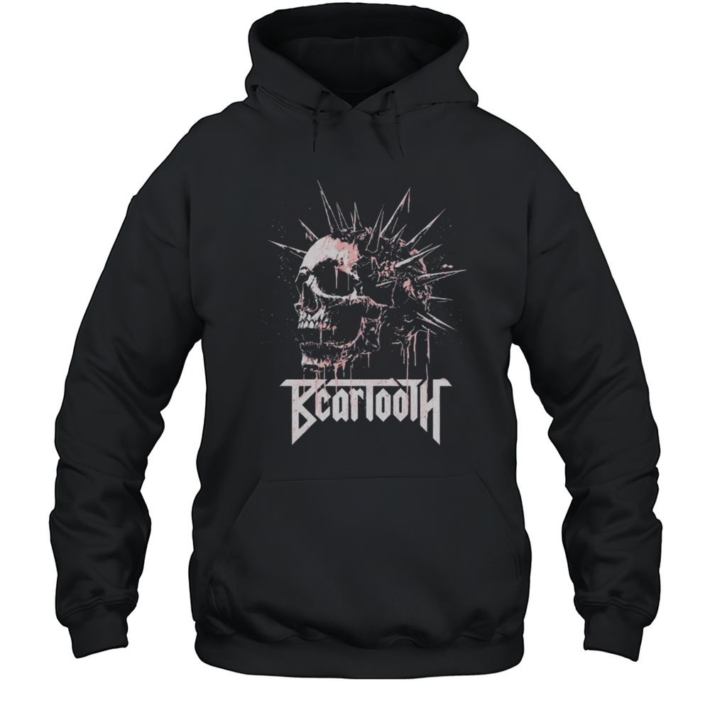 Beartooth Band Spike Skull Shirt Unisex Hoodie