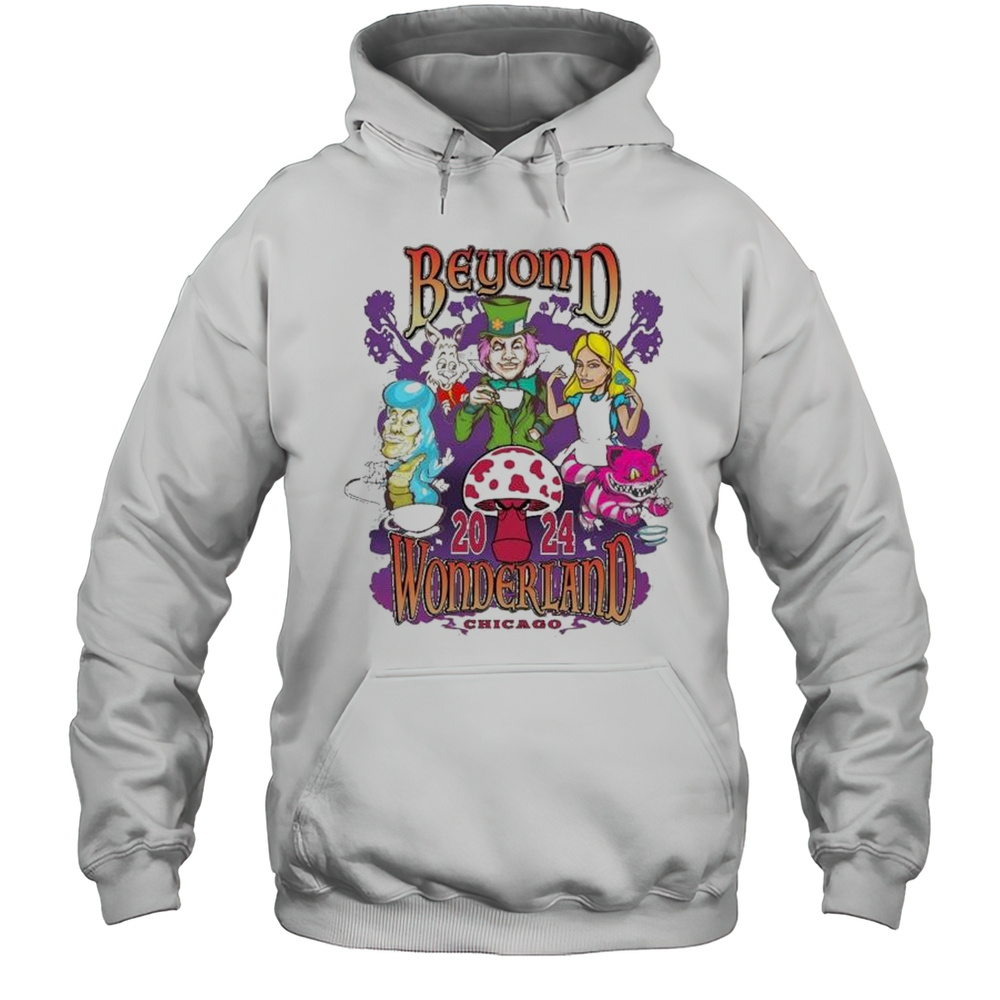 Beyond Wonderland Into The Garden Lineup Chicago Bulls 2024 T-shirt Unisex Hoodie