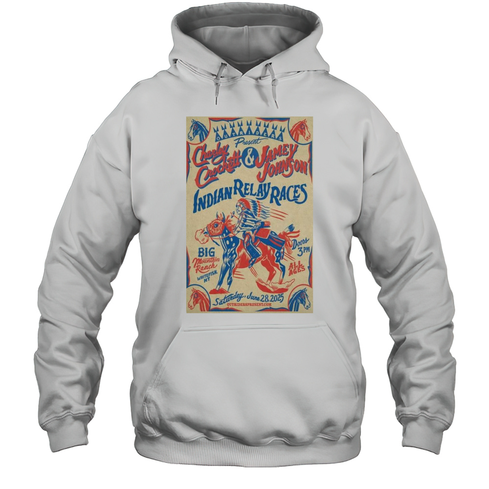Charley Crockett Big Mountain Ranch Whitefish MT June 28 2025 Shirt Unisex Hoodie