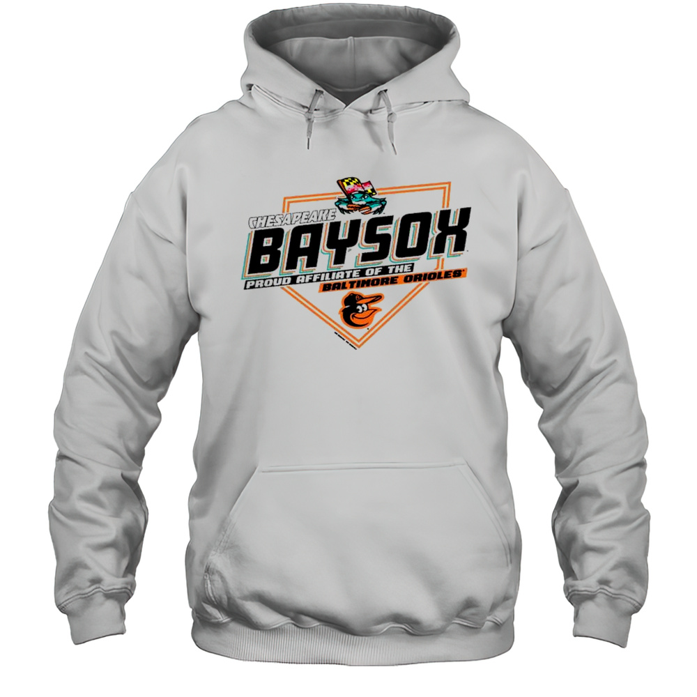 Chesapeake Baysox Proud Affiliate Of The Baltimore Orioles Shirt Unisex Hoodie