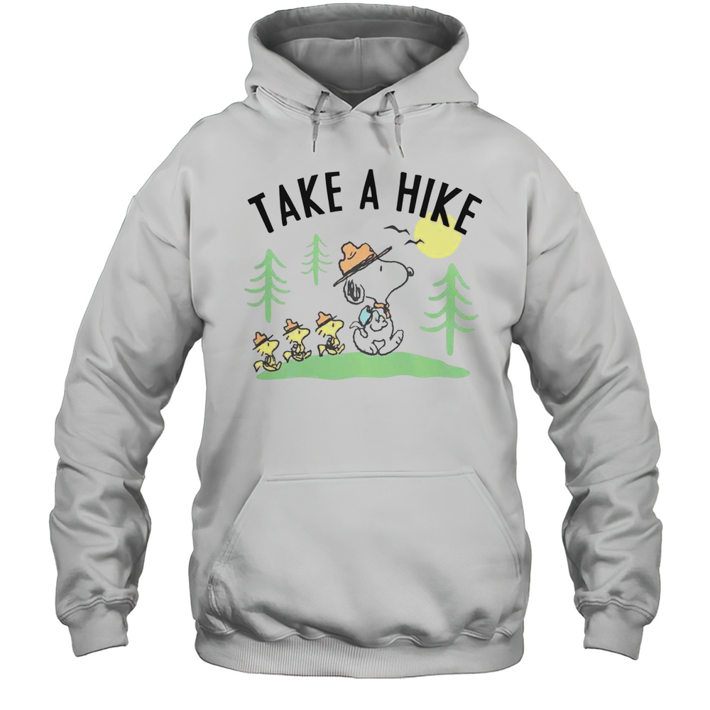 Cute Peanuts Snoopy Woodstock Take A Hike T-Shirt Unisex Hoodie