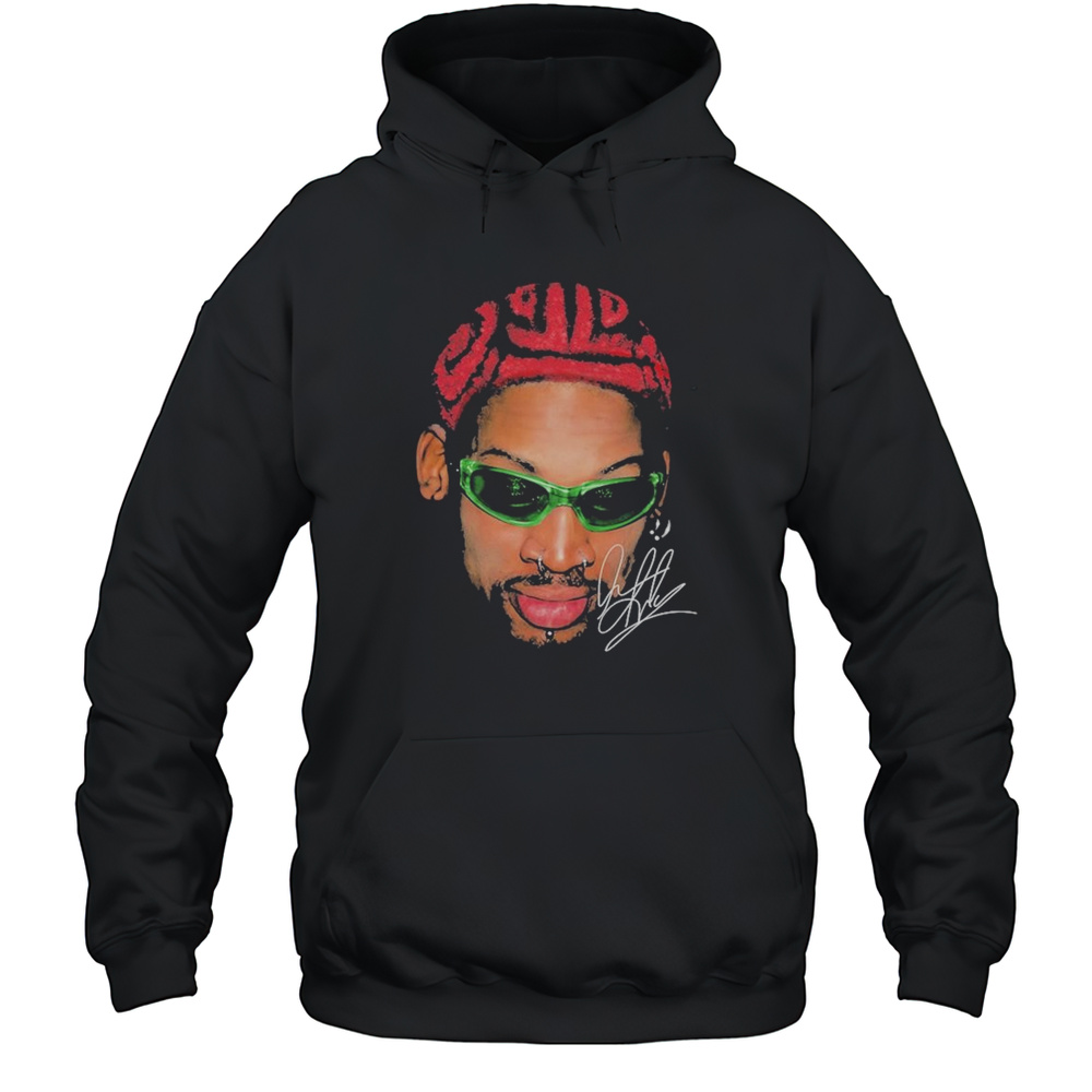 Dennis Rodman Red Face T-Shirt Unisex Hoodie