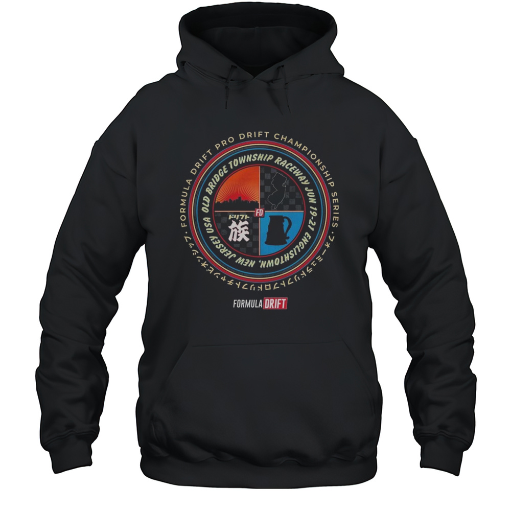 Formula Drift 2025 The Gauntlet Round 4 Englishtown Shirt Unisex Hoodie