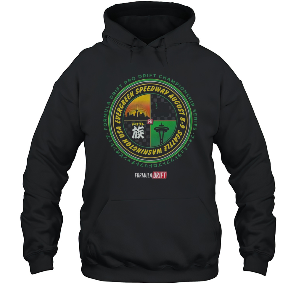 Formula Drift 2025 Throwdown Round 6 Seattle Shirt Unisex Hoodie