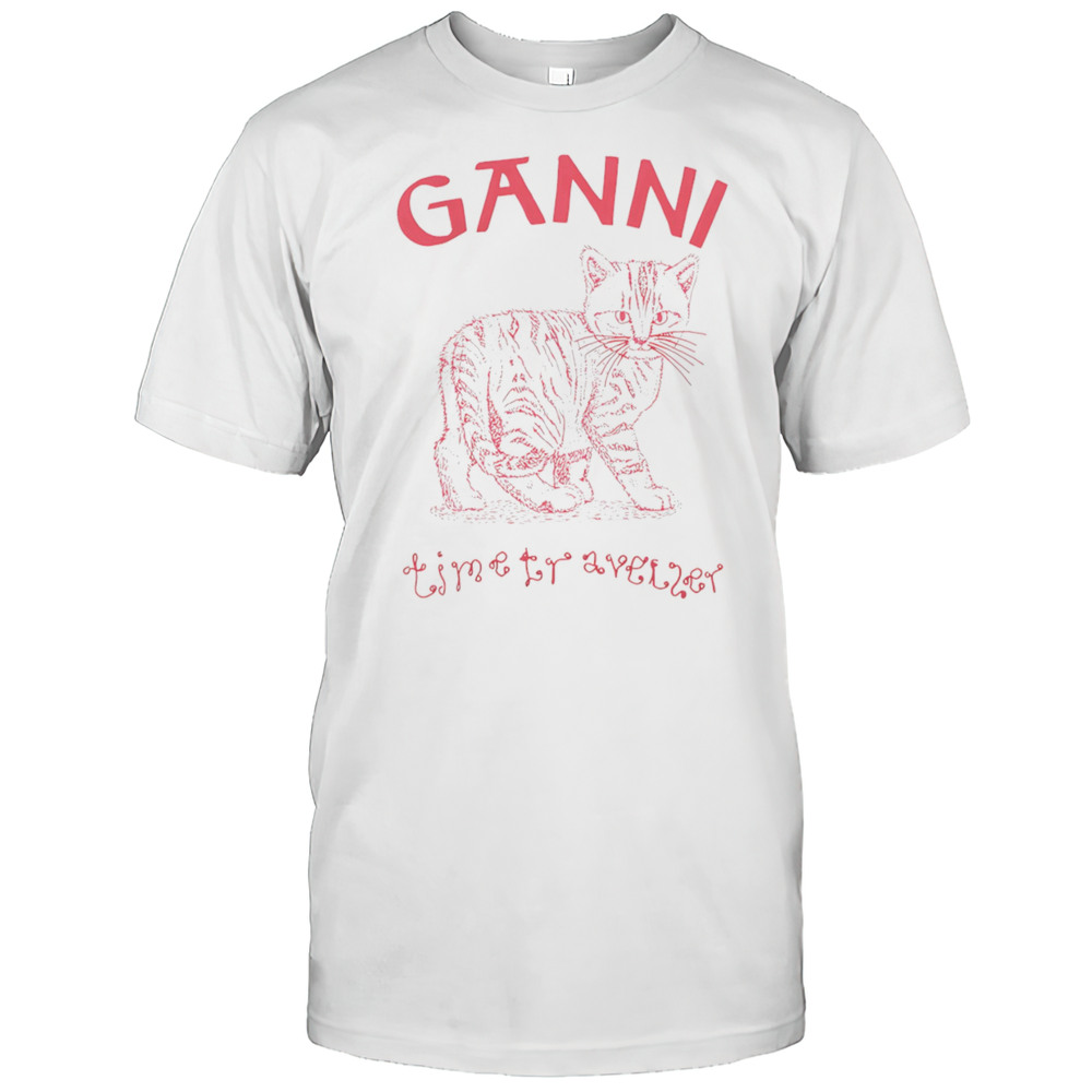 Ganni Time Traveler Cat Shirt