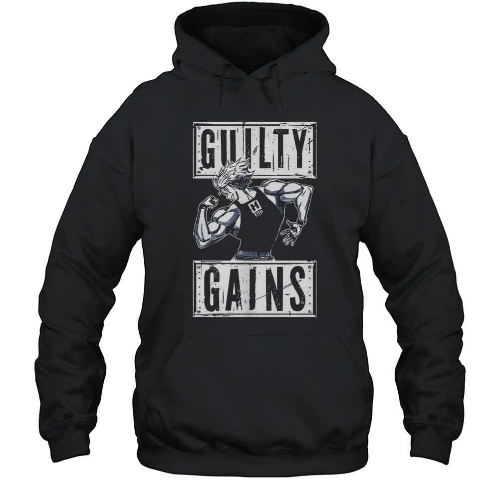 Guilty Gains Gym Workout Shirt Unisex Hoodie