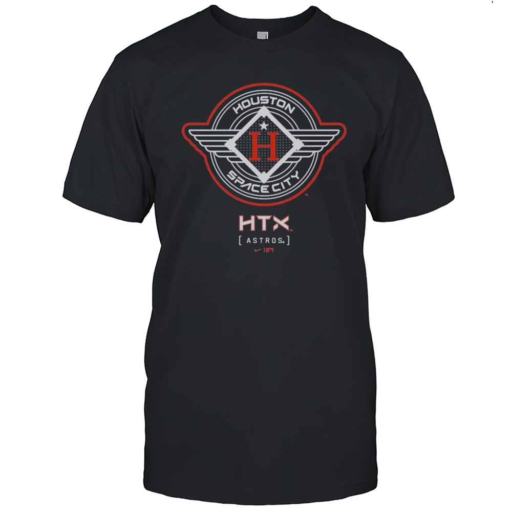 Houston Astros Soace City Connect Logo Nike T-Shirt