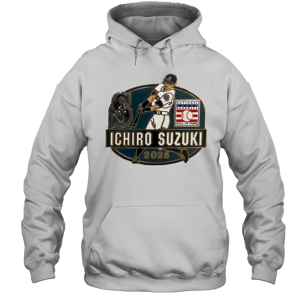 Ichiro Suzuki Seattle Mariners Hall Of Fame Class Of 2025 Collectors Shirt Unisex Hoodie