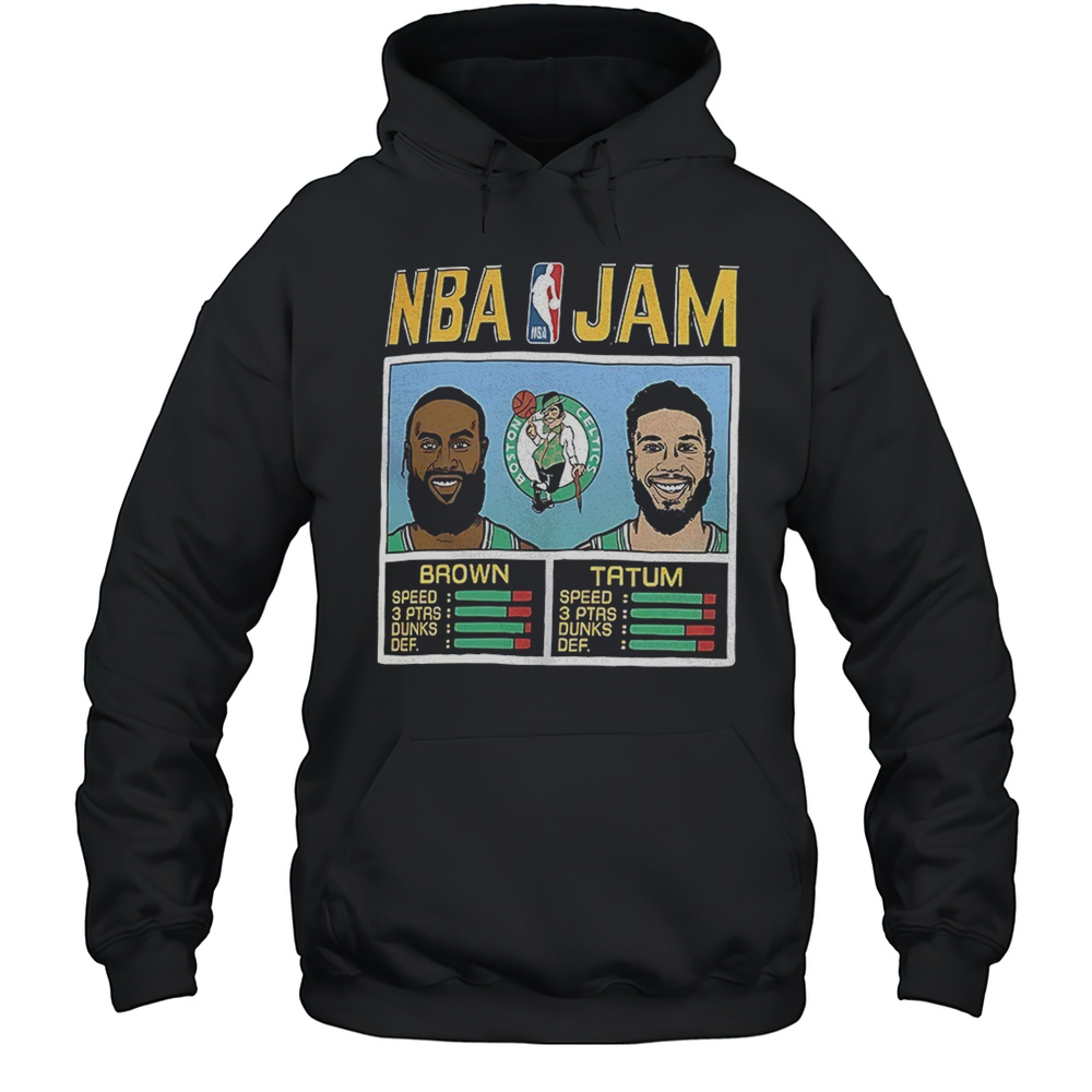 NBA Jam Jaylen Brown Jayson Tatum Shirt Unisex Hoodie