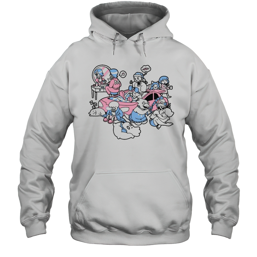 Nina Matsumoto Undertales 8th Anniversary Sleepover Unisex Shirt Unisex Hoodie