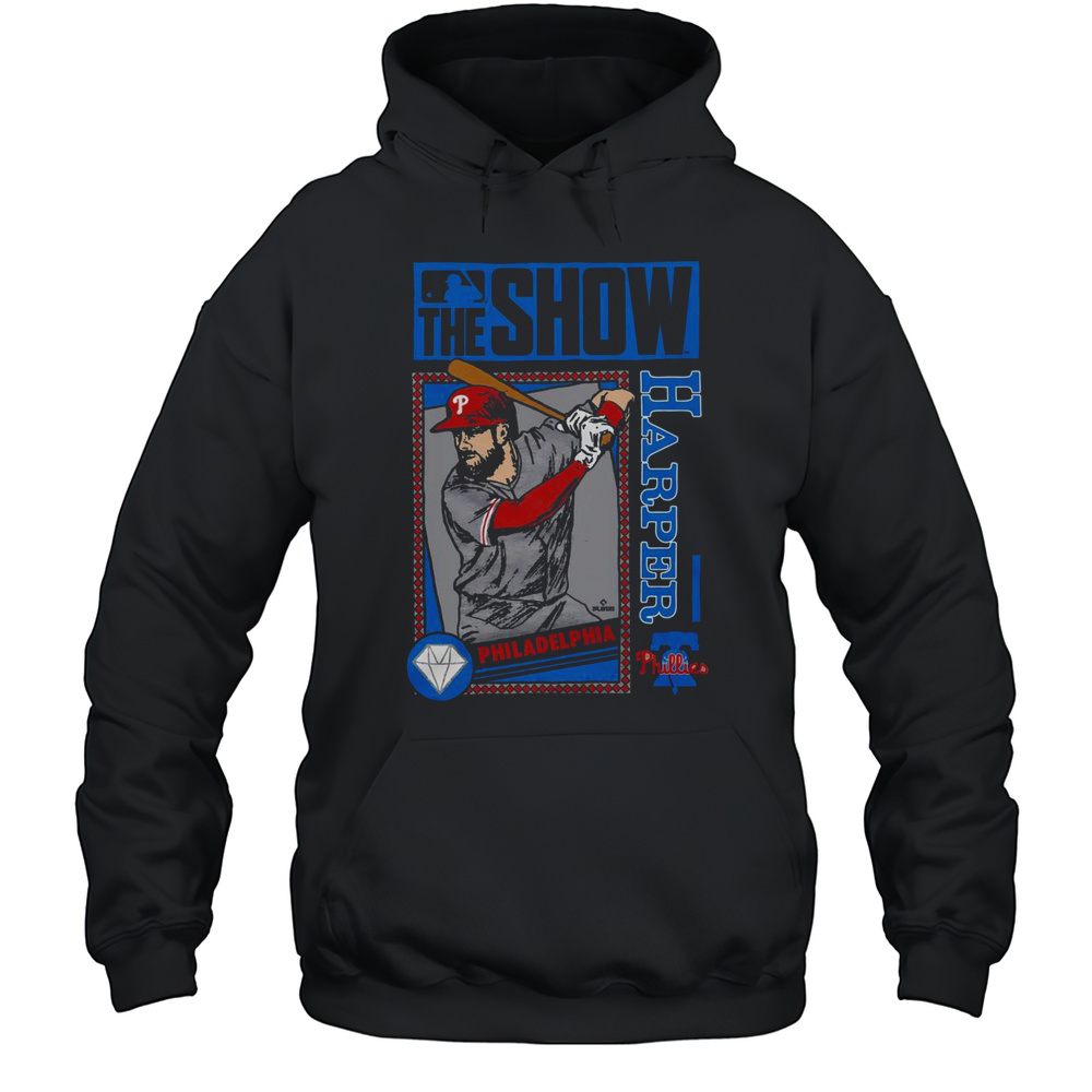 Original MLB The Show Phillies Bryce Harper T-Shirt Unisex Hoodie