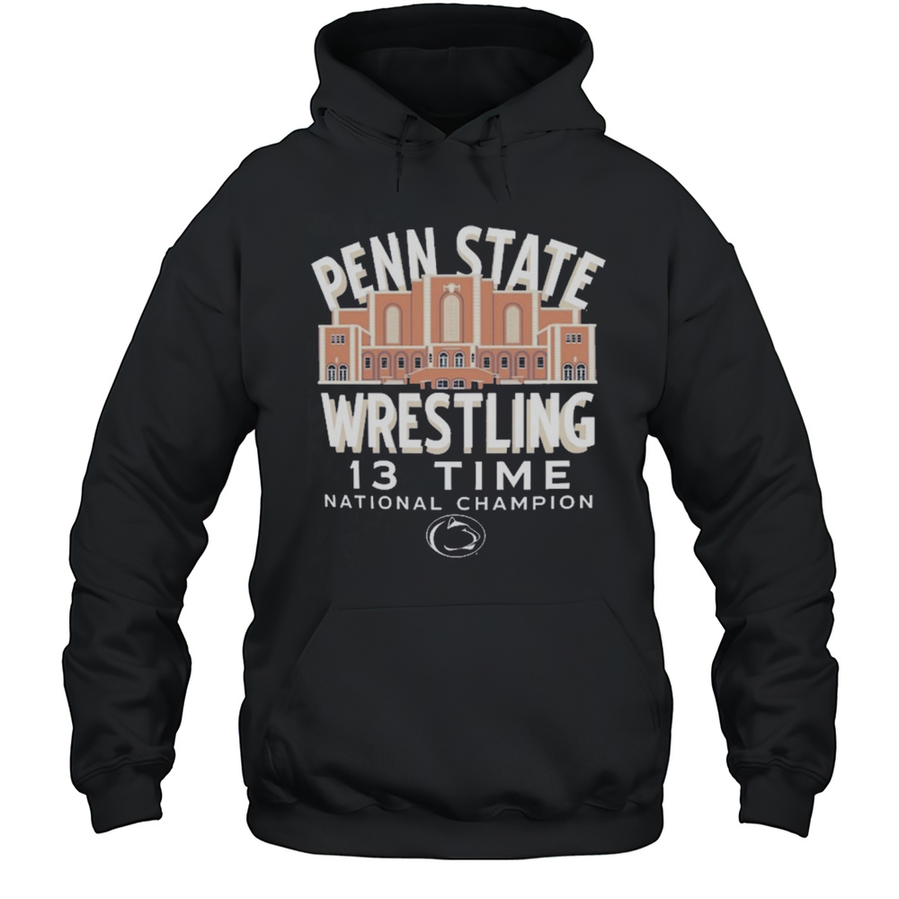Penn State Nittany Lions 13-Time NCAA Wrestling Division I National Champions Comfort Colors 2025 T-shirt Unisex Hoodie