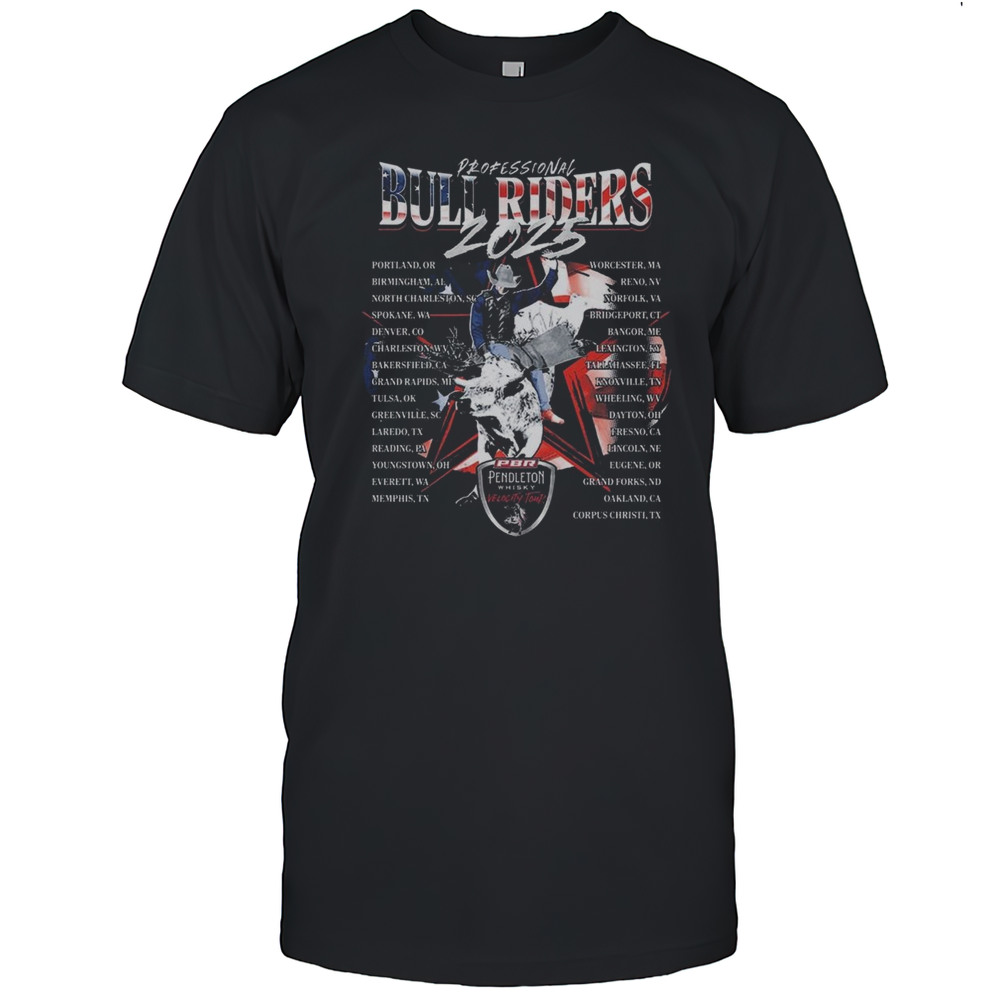 Professional Bull Riders 2025 Velocity Tour 2025 Routing Shirt