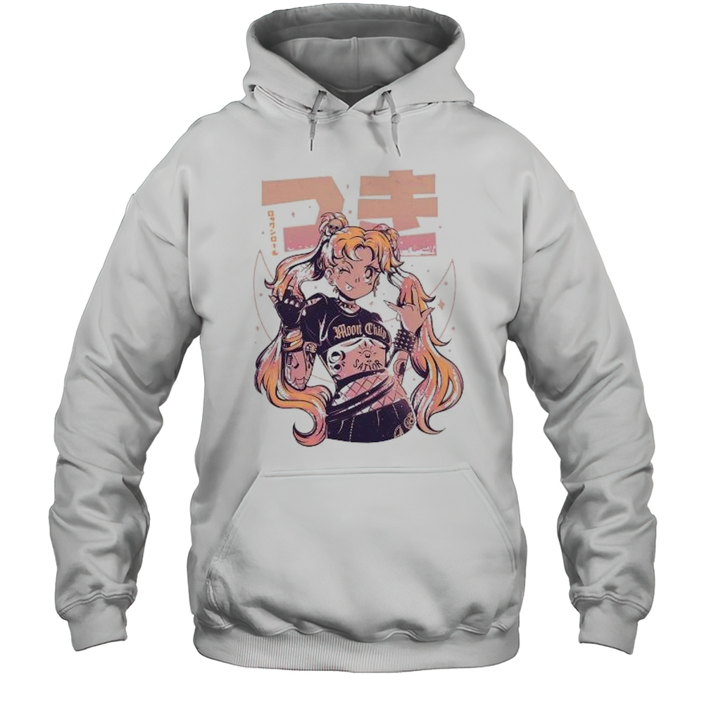 Sailor Moon Child Rock T-shirt Unisex Hoodie