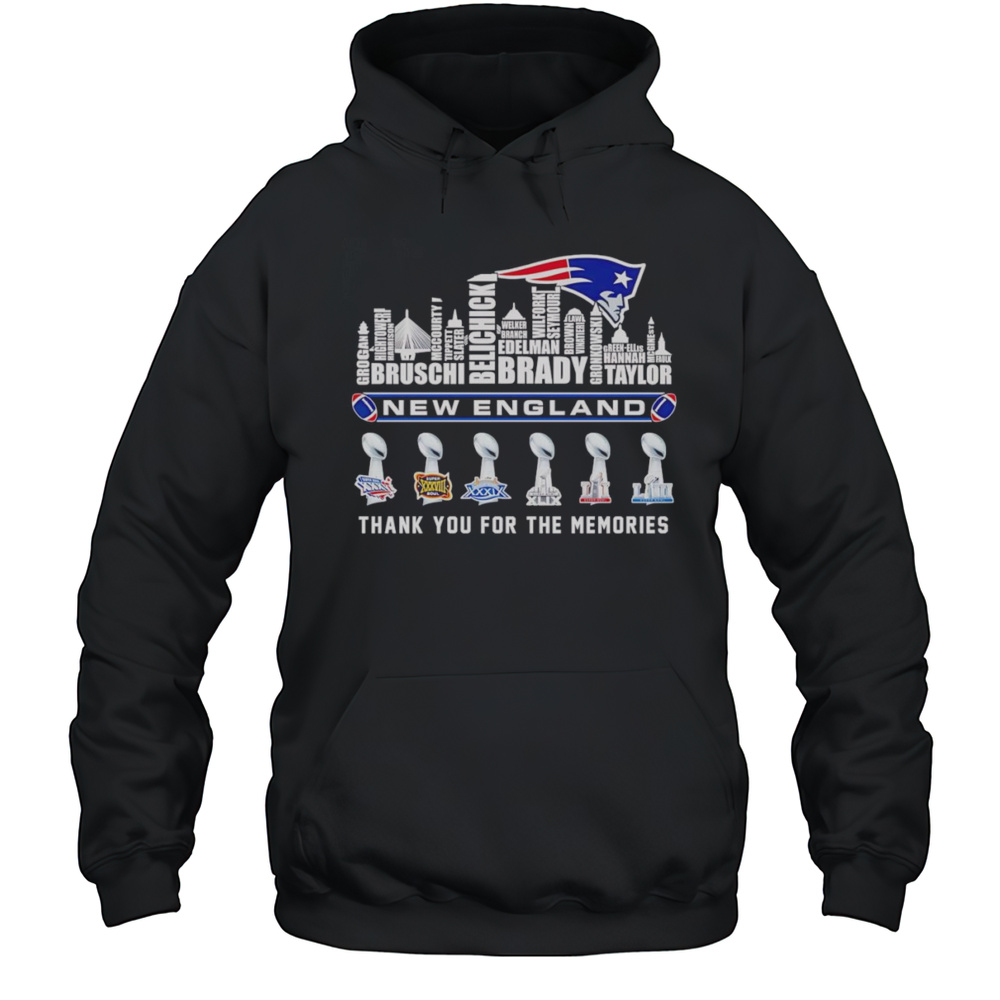 Skyline New England Patriots Thank You For The Memories Shirt Unisex Hoodie