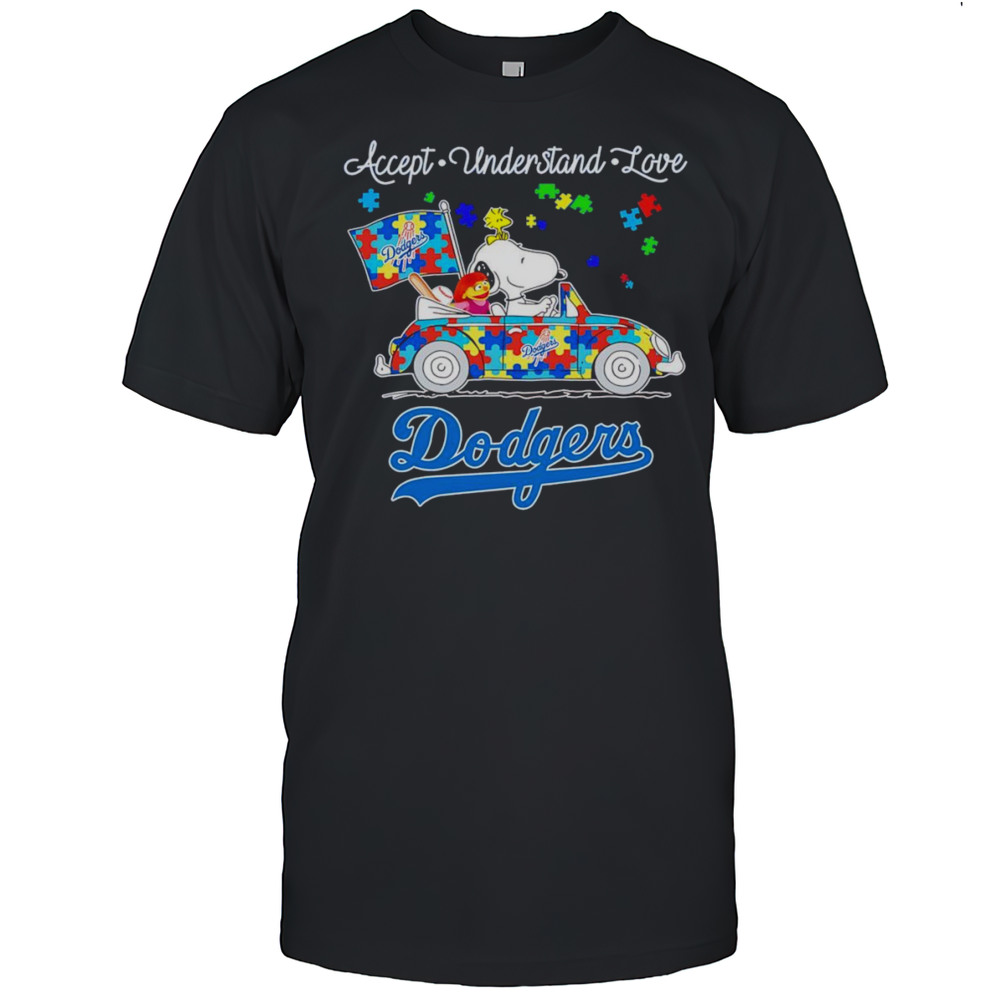 Snoopy And Muppet Accept Understand Love Los Angeles Dodgers Shirt