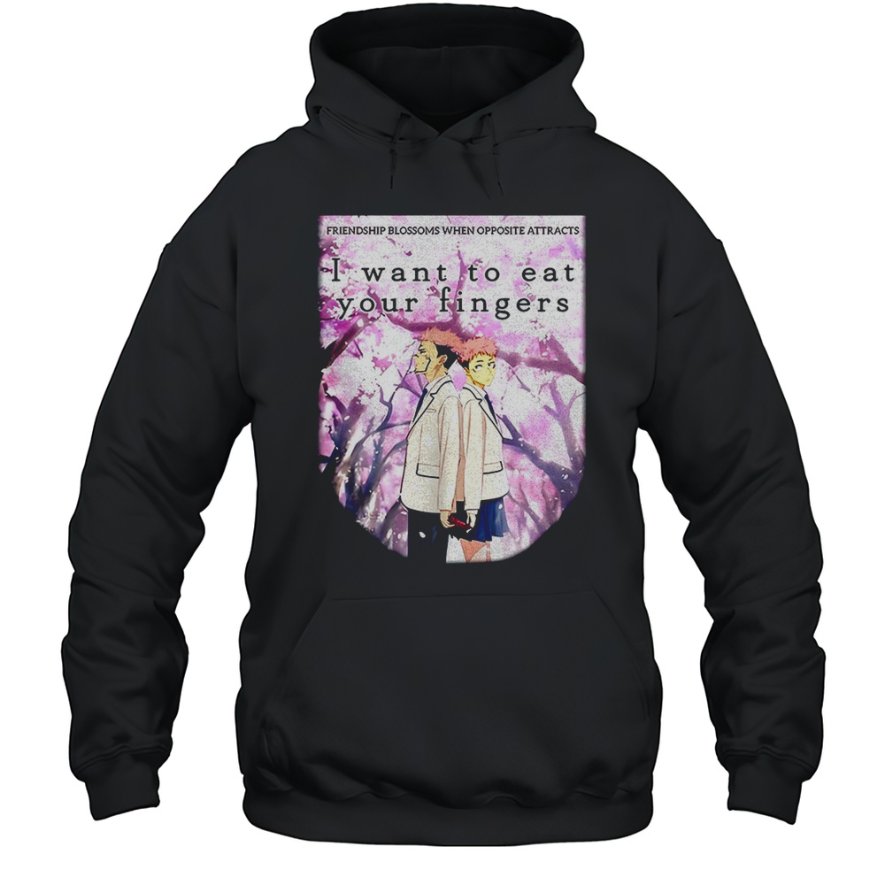 Sukuna And Itadori I Want To Eat Your Fingers Shirt Unisex Hoodie