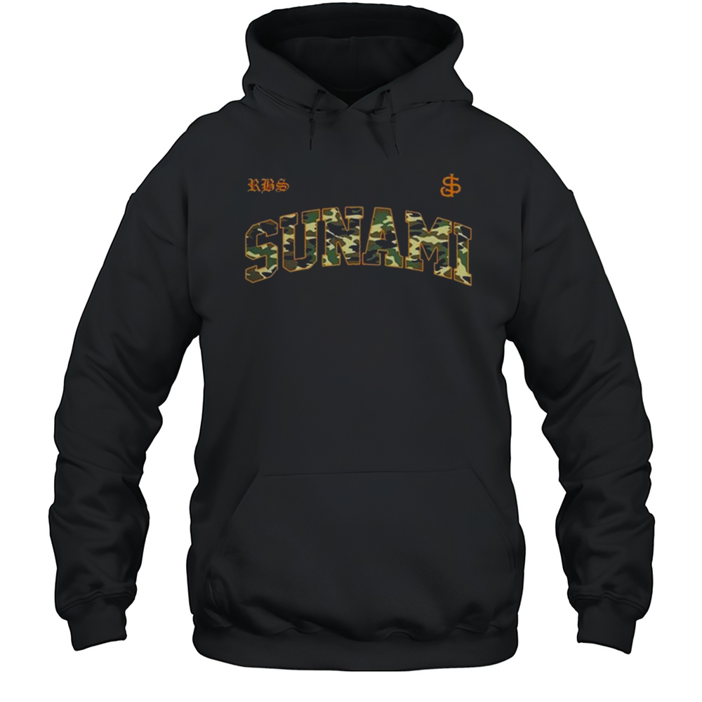 Sunami Varsity Camo Shirt Unisex Hoodie