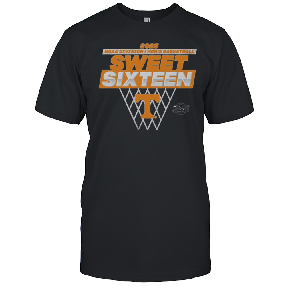 Tennessee Vols NCAA Division I Mens Basketball Sweet Sixteen March Madness Traditional 2025 Logos T-shirt