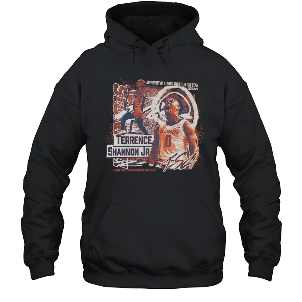 Terrence Shannon Jr. University Of Illinois Athlete Of The Year 2023-2024 Shirt Unisex Hoodie
