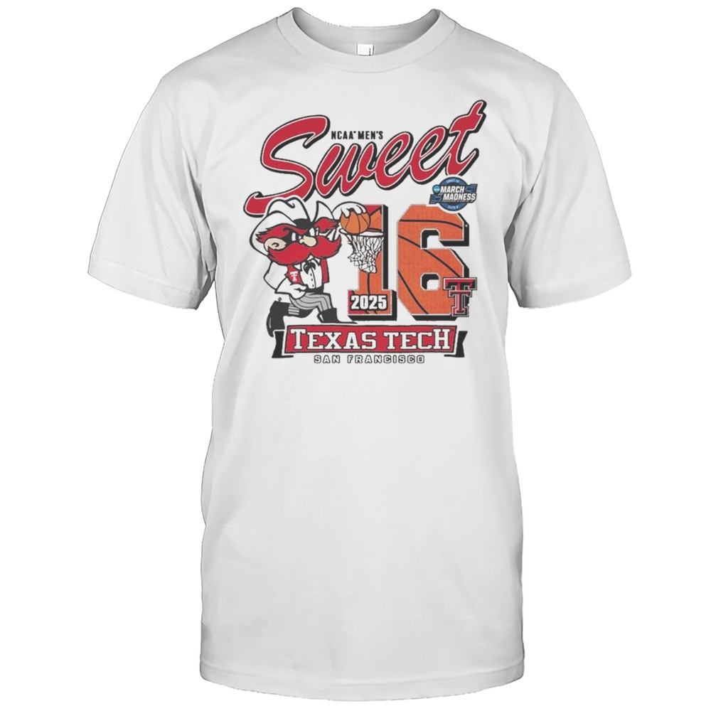 Texas Tech Basketball 2025 Sweet 16 Dunk On You Shirt