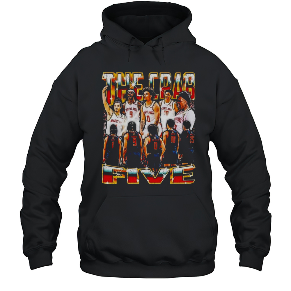 The Crab Five Maryland Mens Basketball Shirt Unisex Hoodie