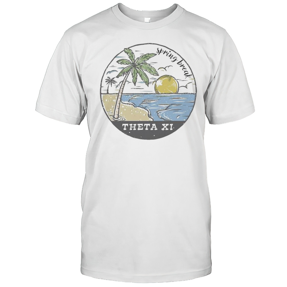 Theta Xi Spring Break Beach T-Shirt