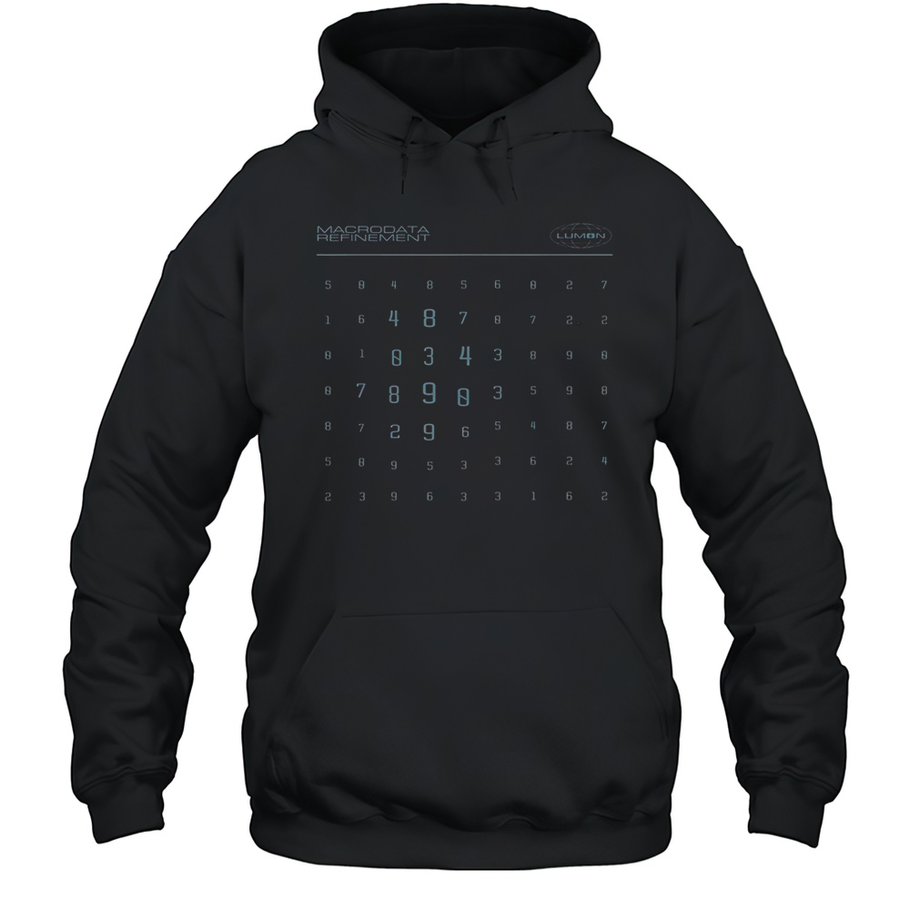 Top Scary Numbers Lumon Macrodata Refinement T-Shirt Unisex Hoodie