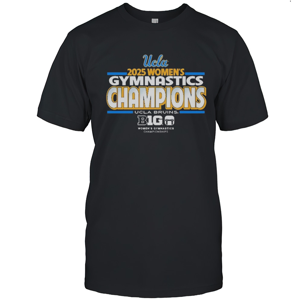 UCLA Bruins 2025 Big Ten Conference Womens Gymnastics Champions T-shirt