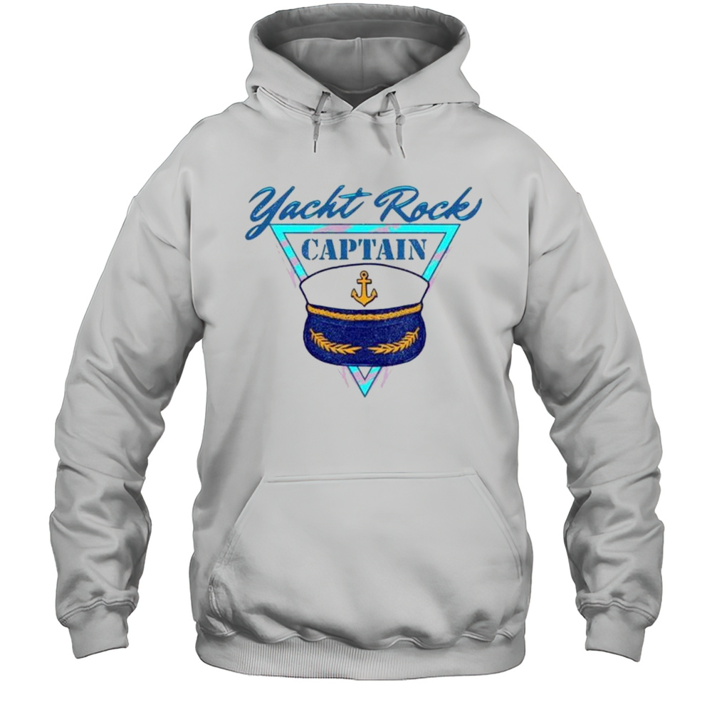 Yacht Rock Captain Hat Shirt Unisex Hoodie