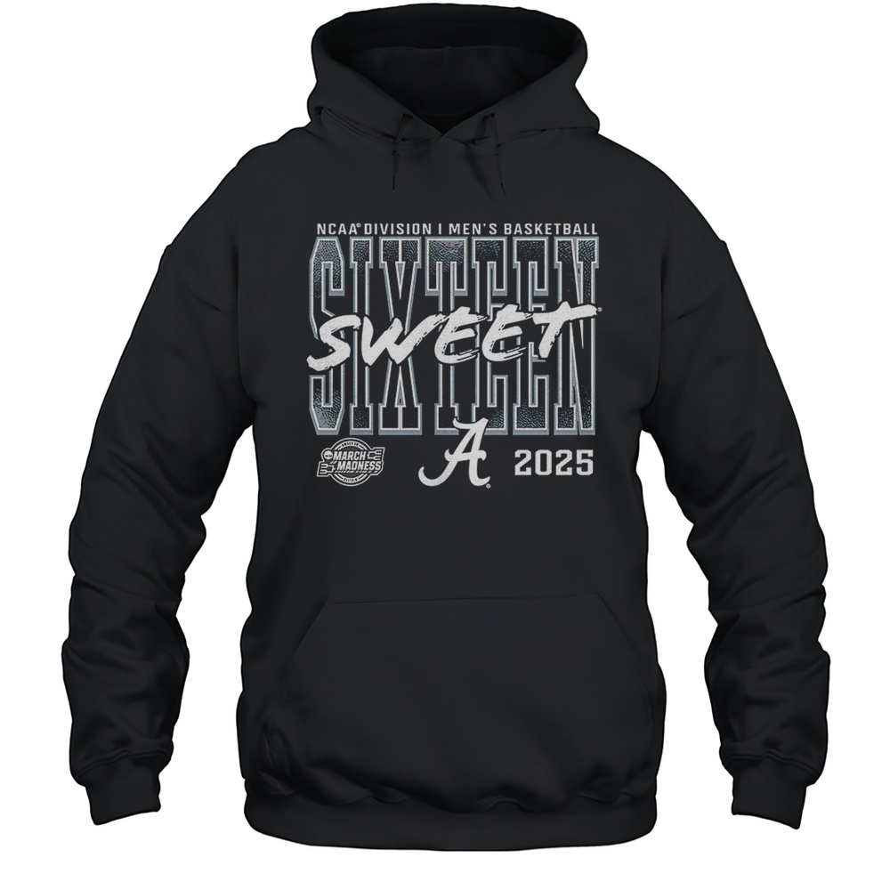Alabama Crimson Tide 2025 NCAA Mens Basketball Tournament March Madness Sweet 16 Shirt Unisex Hoodie