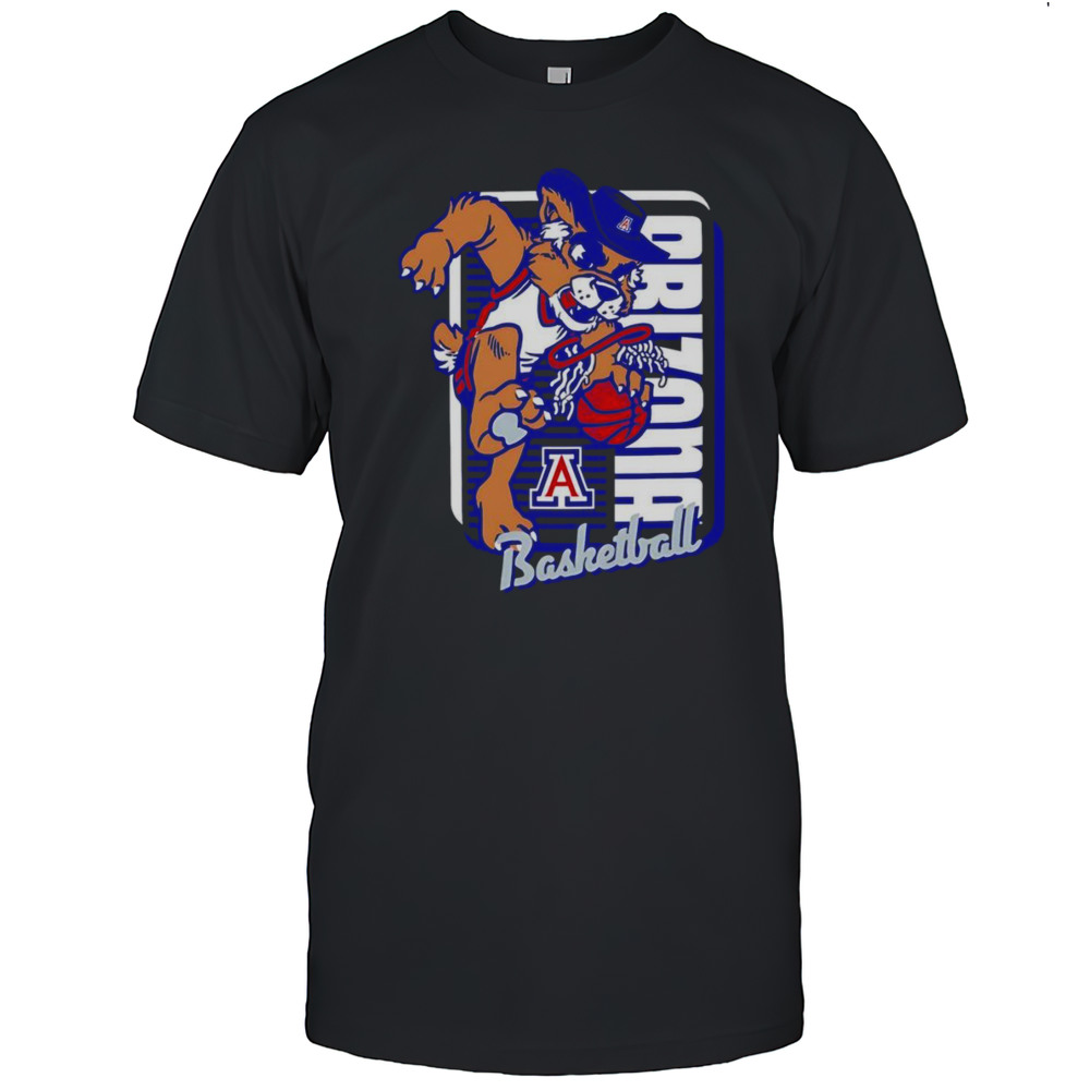 Arizona Wildcats Basketball Mascot Dunk Shirt