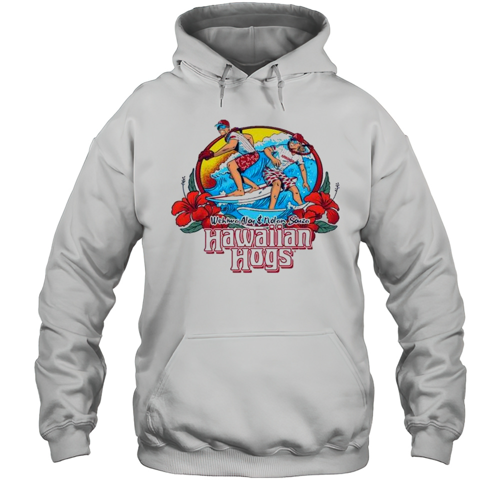 Arkansas Aloy  Souza Hawaiian Hogs T-shirt Unisex Hoodie