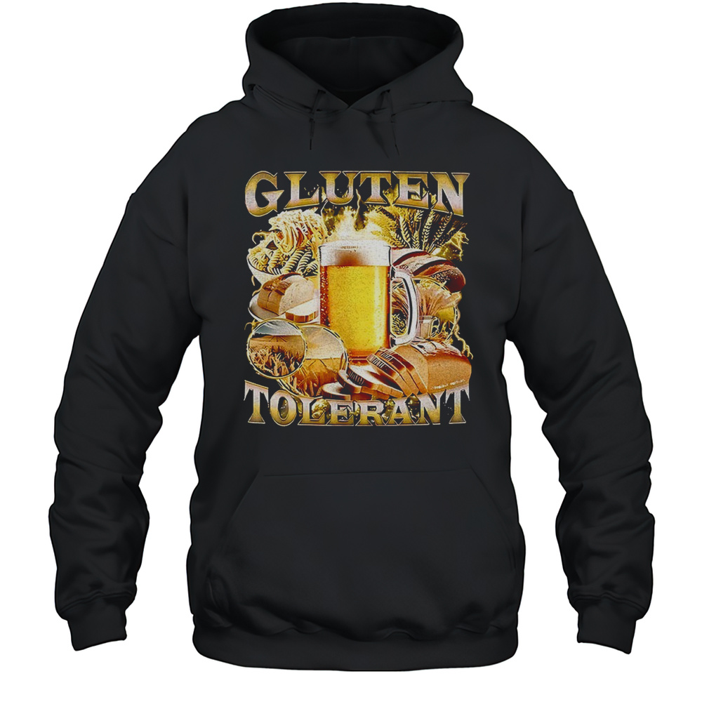 Beer Gluten Tolerant Vintage Shirt Unisex Hoodie