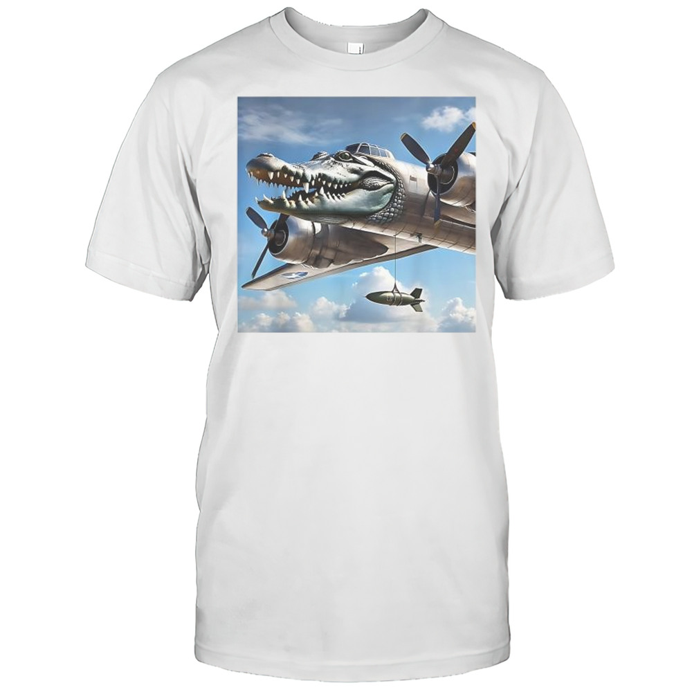 Bombardino Crocodilo Gator Italian Brainrot Meme T-Shirt
