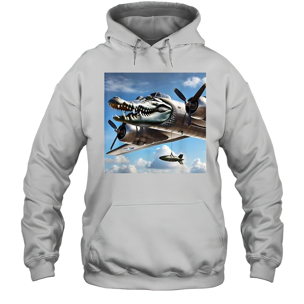 Bombardino Crocodilo Gator Italian Brainrot Meme T-Shirt Unisex Hoodie